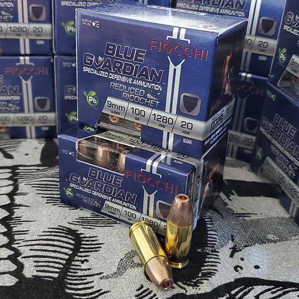 Fiocchi Blue Guardian 9mm 100 gr. RRHP LEAD FREE 20 rnd/box
