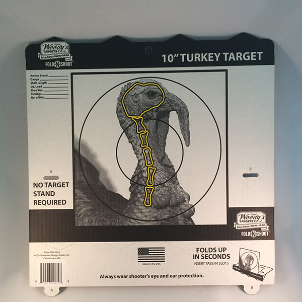 Woody's Fold-N-Shoot Turkey Ground Target