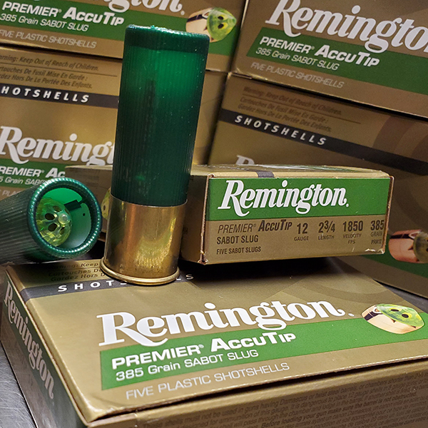 Remington Premier 12 ga AccuTip 385 gr. SABOT SLUG 5 rnd/box