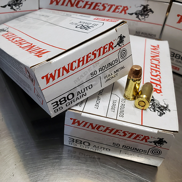 Winchester USA .380 AUTO 95 gr. FMJ Q4206 50 rnd/box