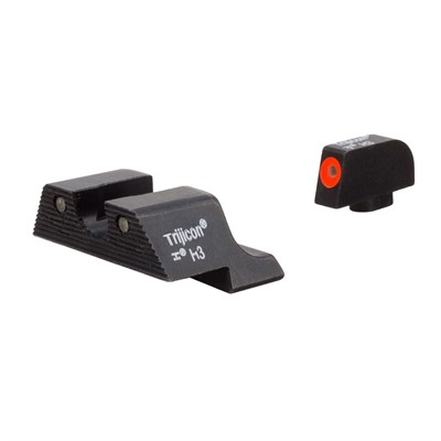 HD XR Night Sight Set-Glock~ 17,19,22,26,32,37 Orange Frnt