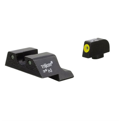 HD XR Night Sight Set-Glock~ 42,43 Yellow Front